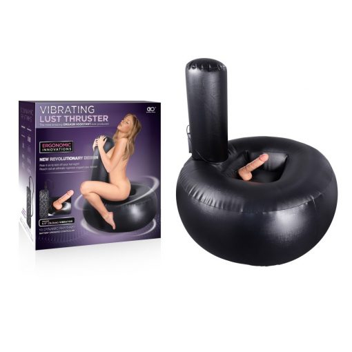  VIBRATING LUST THRUSTER INFLATABLE CUSHION WITH VIBRATING DONG Inflatable accessory