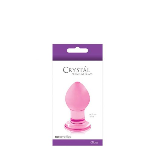  Crystal Small Pink Butt Plug