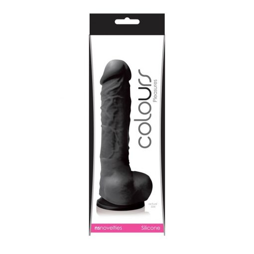  Colors Pleasures Small Black Dildo