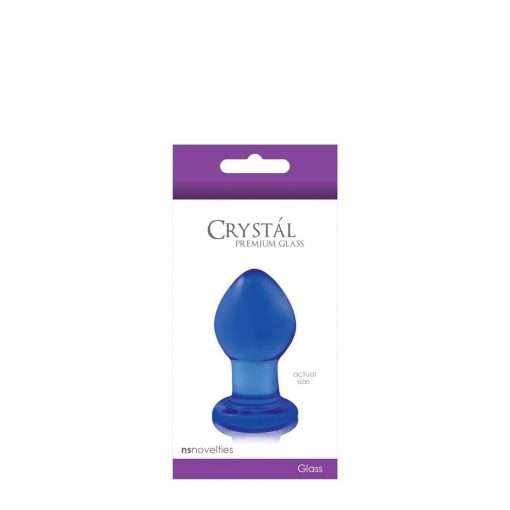  Crystal Small Blue Butt Plug