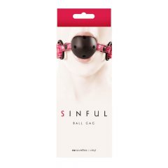  Sinful Ball Gag Pink Gags