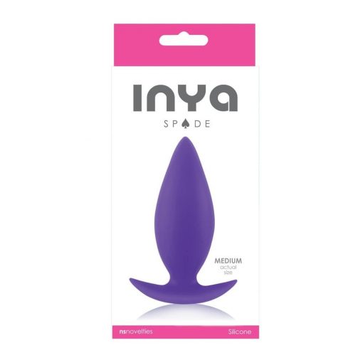  INYA Spades Medium Purple Butt Plug