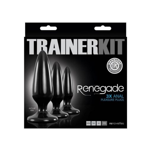  Renegade Pleasure Plug 3 pc Trainer Kit Set (accessories)