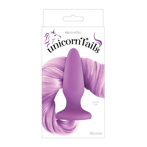  Unicorn Tails Pastel Purple Buttplug