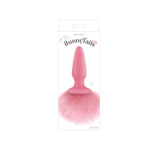  Bunny Tails Pink Buttplug