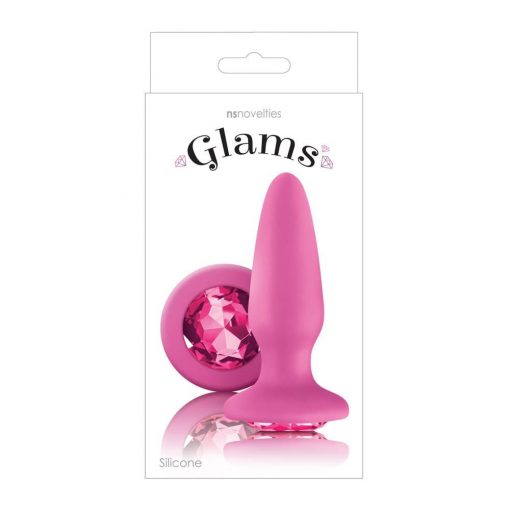  Glams Pink Gem Butt Plug