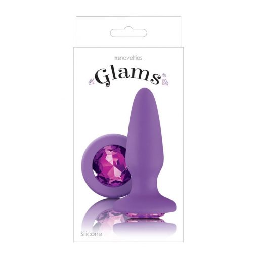  Glams Purple Gem Butt Plug