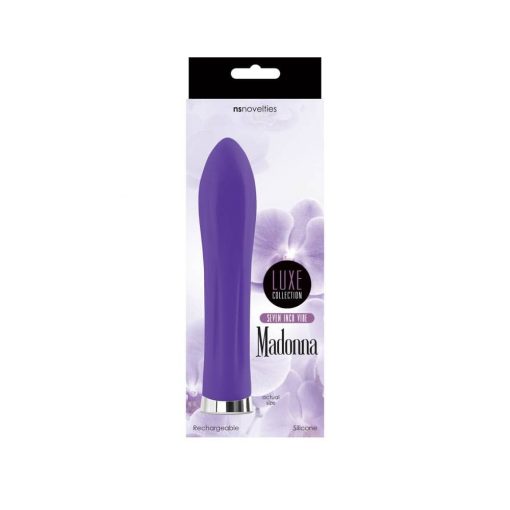  Luxe Madonna Straight Seven Purple Nonfigurative Vibrator