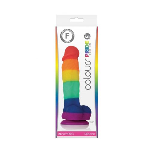  Colors Pride Edition 5 inch Dildo Rainbow Dildo