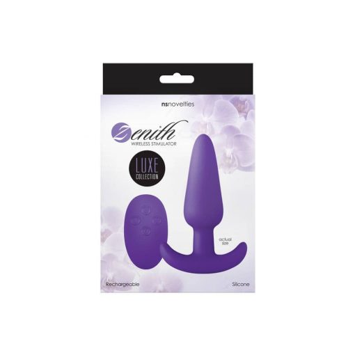  Luxe Zenith Wireless Plug Purple Butt plug