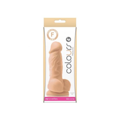 Colors Pleasures 4 inch Dildo White Dildo