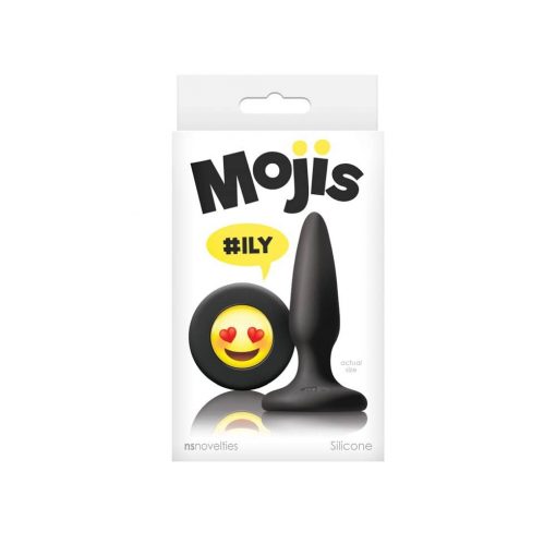  Moji's ILY Black Butt Plug