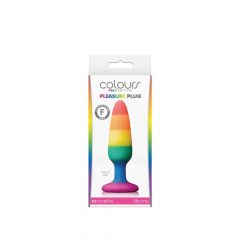    Colors - Pride Edition - Pleasure Plug - Small -Rainbow Buttplug