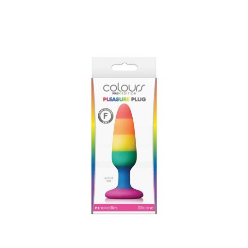  Colors - Pride Edition - Pleasure Plug - Small -Rainbow Buttplug