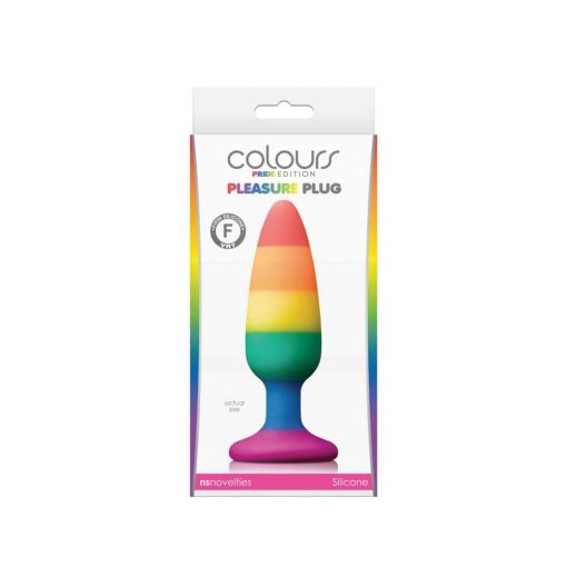  Colors - Pride Edition - Pleasure Plug - Medium - Rainbow Buttplug