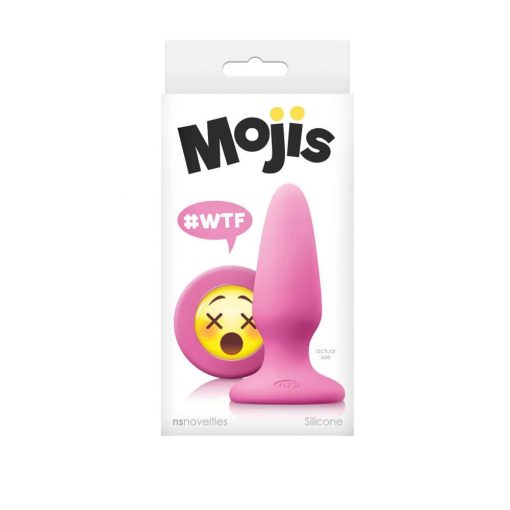  Moji's - WTF - Medium - Pink Butt Plug