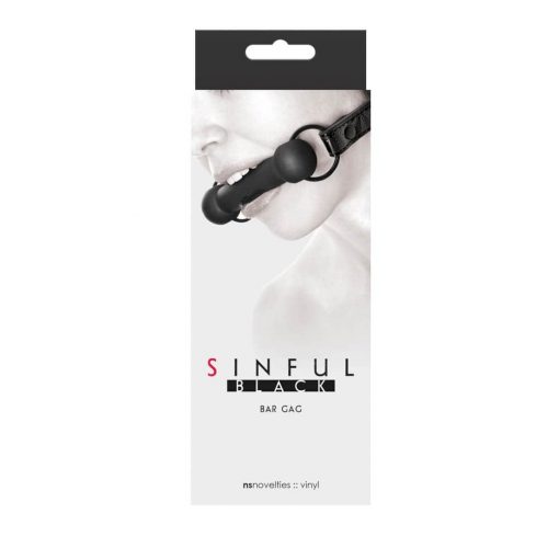  Sinful - Bar Gag - Black Gags