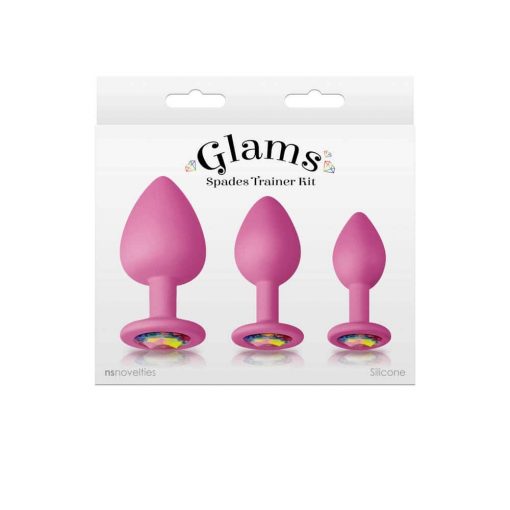  Glams - Spades Trainer Kit - Pink Butt Plug