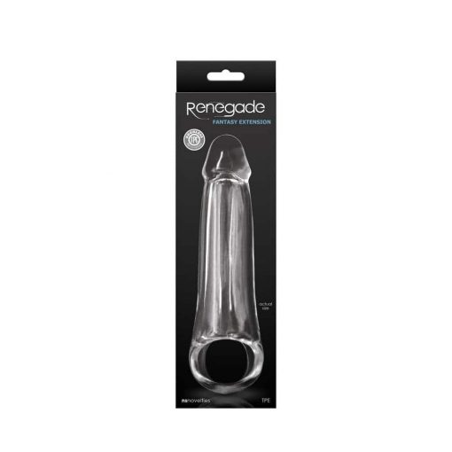  Renegade - Fantasy Extension - MD - Clear Penis Sheath/Extension