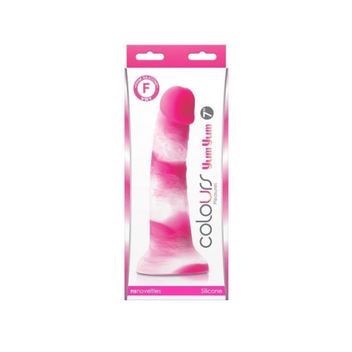 Colors - Pleasures - Yum Yum 7" Dildo - Pink Dildo