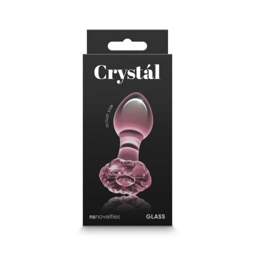  Crystal - Flower - Pink Butt plug