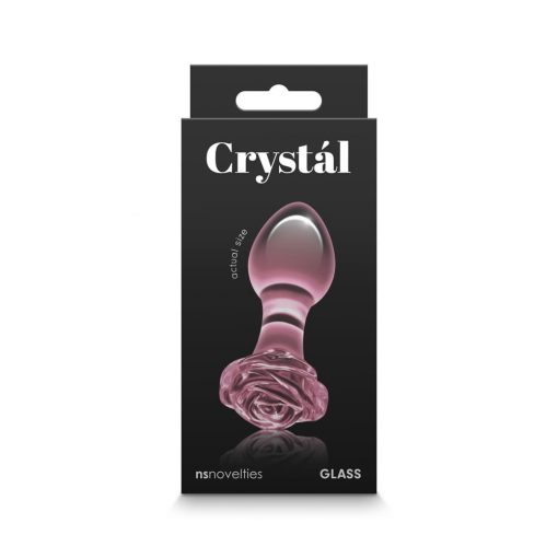  Crystal - Rose - Pink Butt Plug