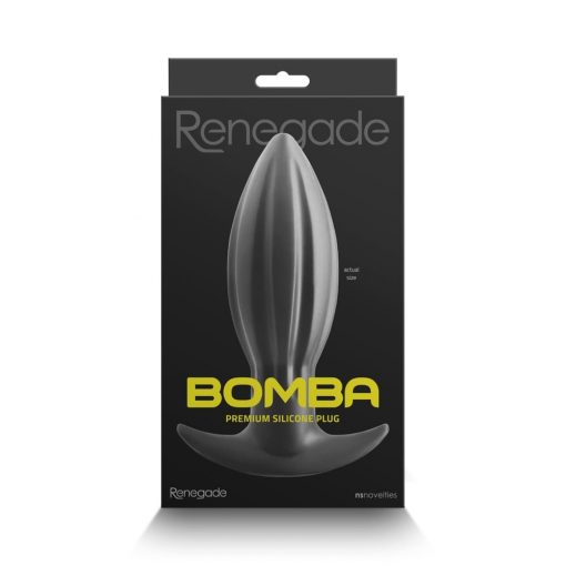  Renegade - Bomba - Small - Black Butt plug