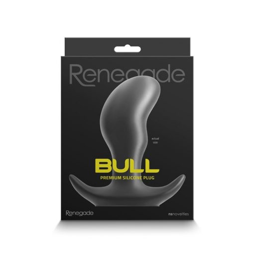  Renegade - Bull - Small - Black Butt plug