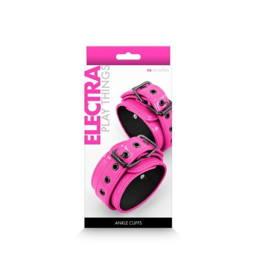  Electra - Ankle Cuffs - Pink Handcuffs/Binding