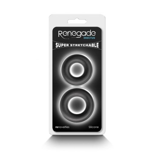  Renegade - Erectus - Black Penis Ring/Cuff