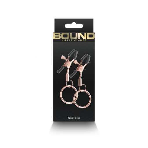  Bound - Nipple Clamps - C2- Rose Gold Breast clamp