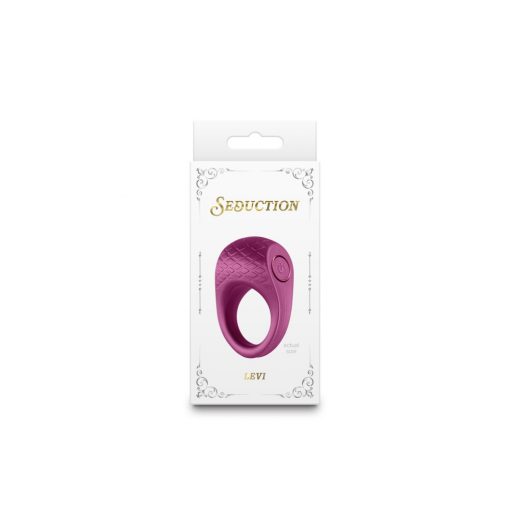  Seduction - Levi - Metallic Burgundy Penis Ring/Cuff