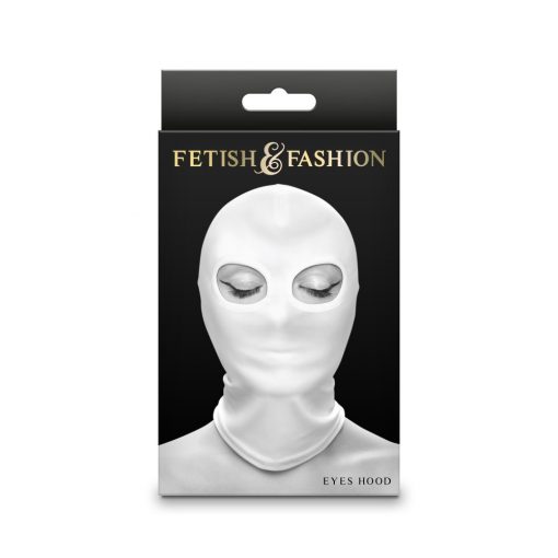  Fetish & Fashion - Eyes Hood - White - Alternate Package Mask/Blindfold/Headgear