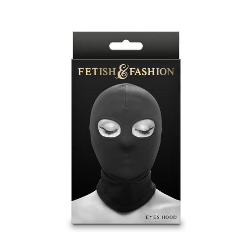  Fetish & Fashion - Eyes Hood - Black - Alternate Package Mask/Blindfold/Headgear