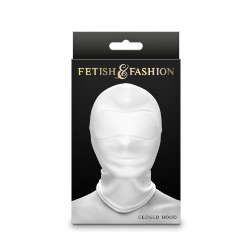  Fetish & Fashion - Closed Hood - White - Alternate Package Mask/Blindfold/Headgear