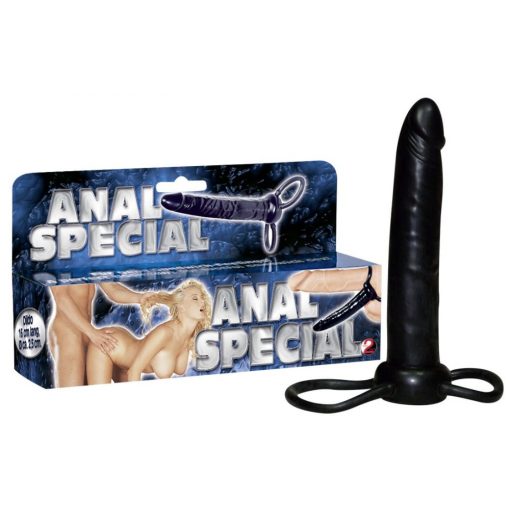  Anal Dong with cockrings Attachable Device