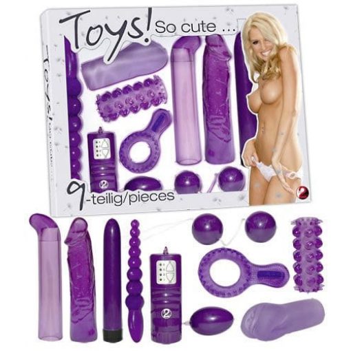  Purple Vibrator Set Set (accessories)