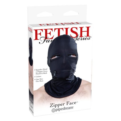  Zipper Face Hood Black