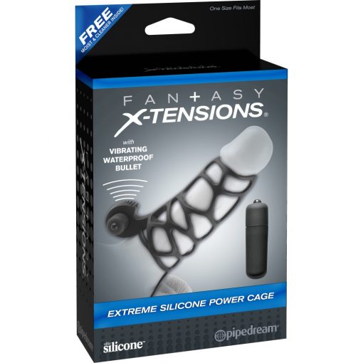  Extreme Silicone Power Cage Black