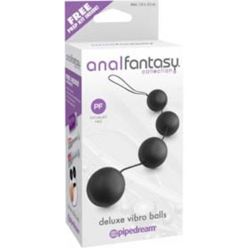  Deluxe Vibro Balls Black