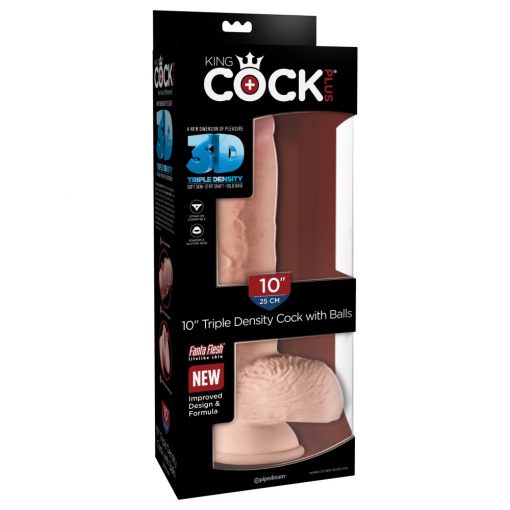  10" Triple Density Cock with Balls Light