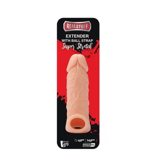  REALSTUFF EXTENDER WITH BALL STRAP 5.5 Penis sheath/Extender