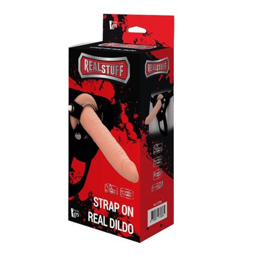  REALSTUFF STRAP ON REAL DILDO FLESH 1 Strap-on Device