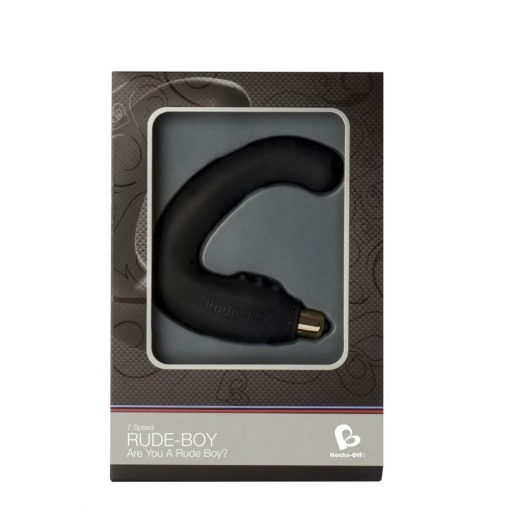  Rude Boy 7 Black Prostate Massager