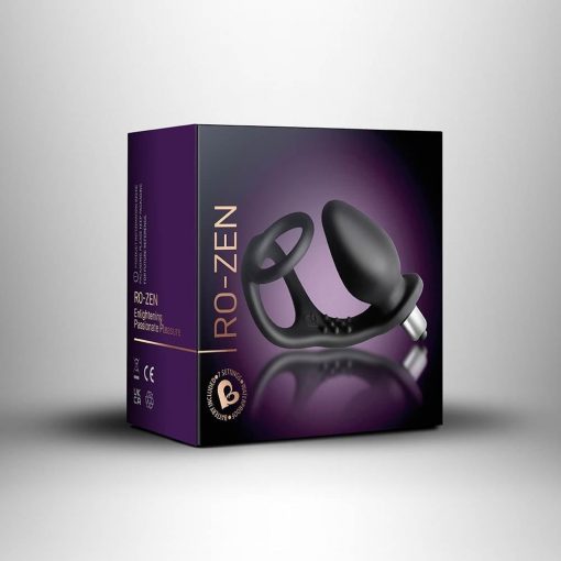  Ro-Zen Black 7 Speed Pet Penis Ring/Cuff