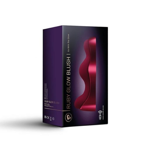  Ruby Glow Blush Nonfigurative Vibrator