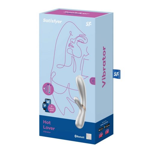 Hot Lover Silver/Champagne Nonfigurative Vibrator