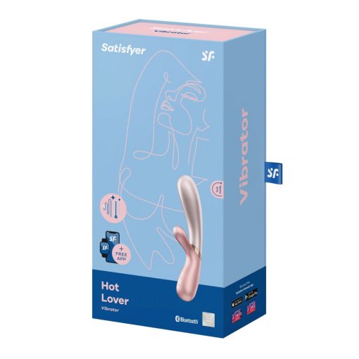 Hot Lover Pink/Dark Pink Nonfigurative Vibrator