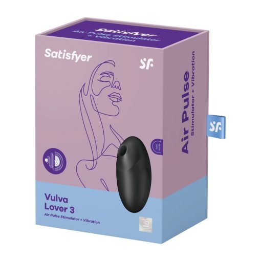  Vulva Lover 3 black Clitoral Stimulator