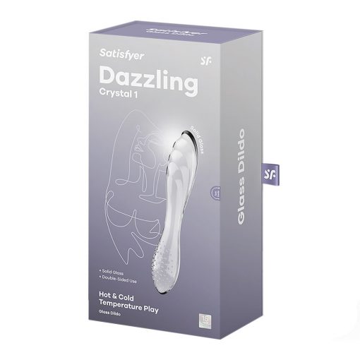  Dazzling Crystal 1 transparent Dildo